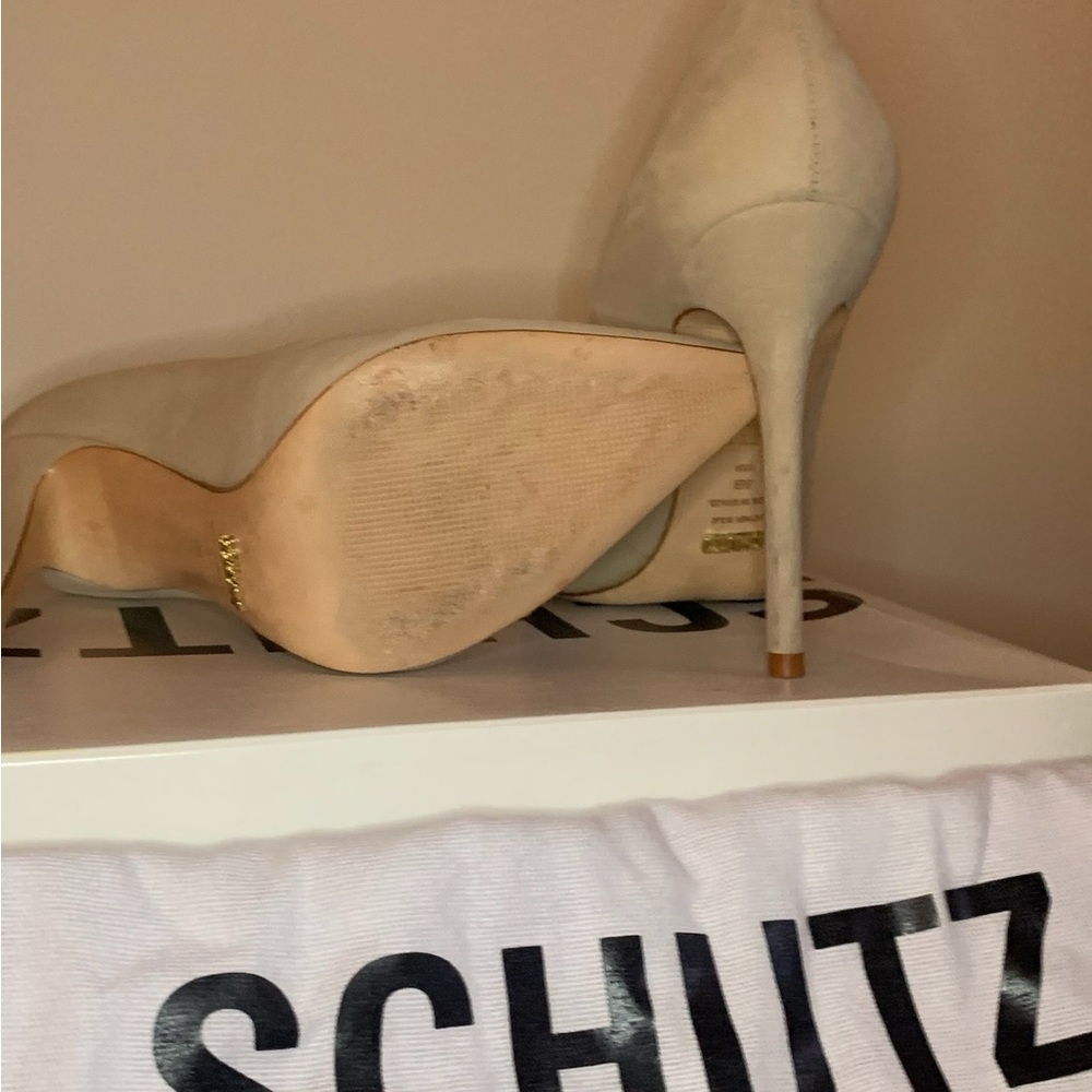 SCHULTZ Shoes Color Beige Sz 8 - Picture 4 of 10